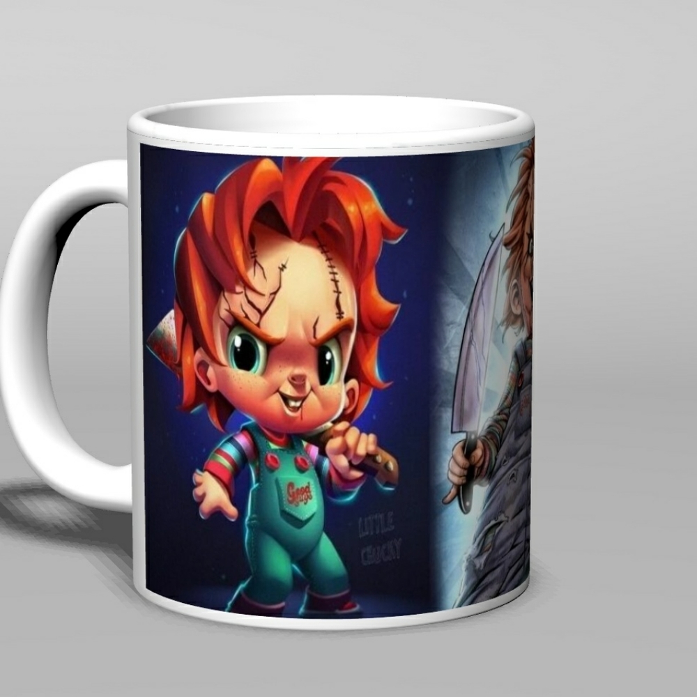 Chucky Halloween coffee cup/mug